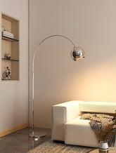 Liza silver arch floor lamp